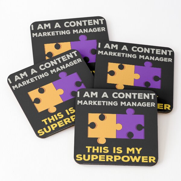 Item preview, I am a content marketing manager this is my superpower, funny marketer job superpower, content marketing manager superpower designed and sold by SGS-.