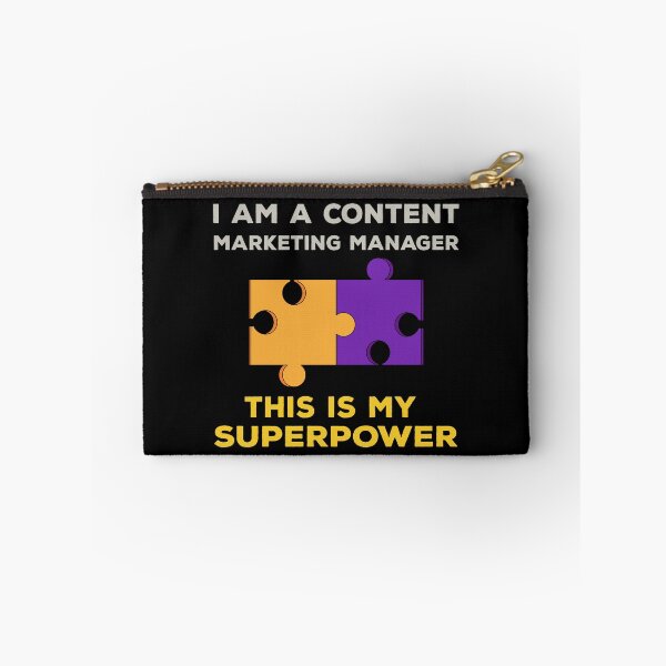 Item preview, I am a content marketing manager this is my superpower, funny marketer job superpower, content marketing manager superpower designed and sold by SGS-.