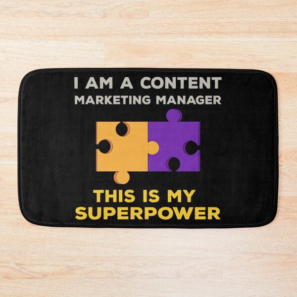Item preview, I am a content marketing manager this is my superpower, funny marketer job superpower, content marketing manager superpower designed and sold by SGS-.