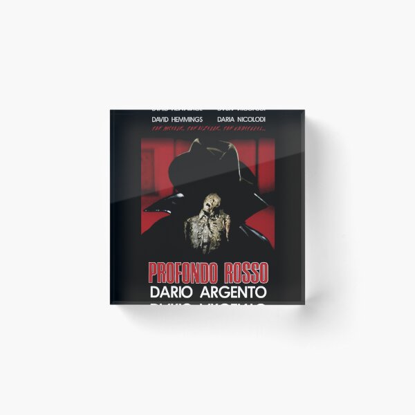 Profondo Rosso / Deep Red - Poster Artwork Acrylic Block