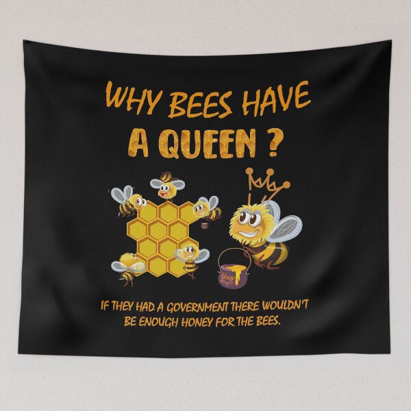 Item preview, Beekeeper - Why bees have a queen -hive beekeeping designed and sold by Shirt-Designs.