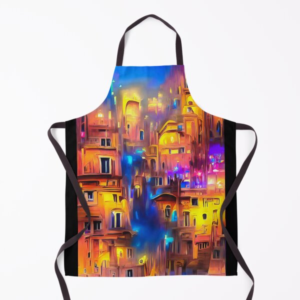 Item preview, City Lights 22 Colorful Magical Houses designed and sold by mhfoto.