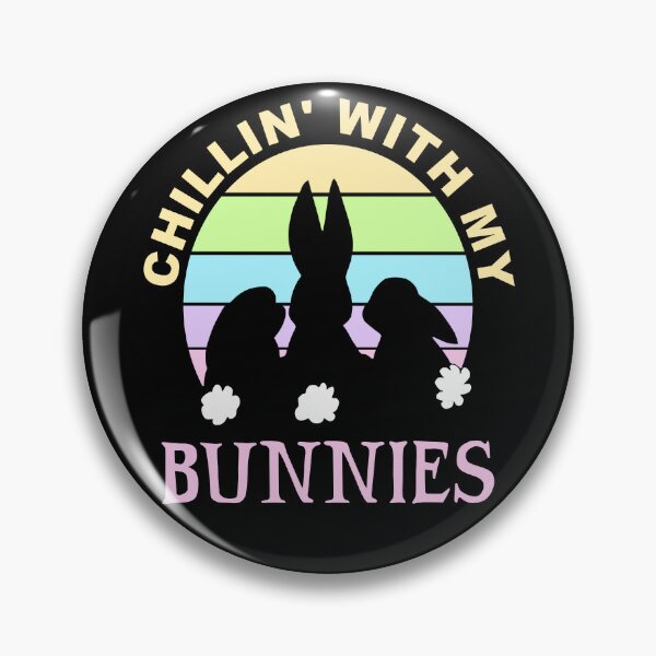 Item preview, Chillin with my Bunnies, Cute Easter Bunny Sunset  designed and sold by ACC .