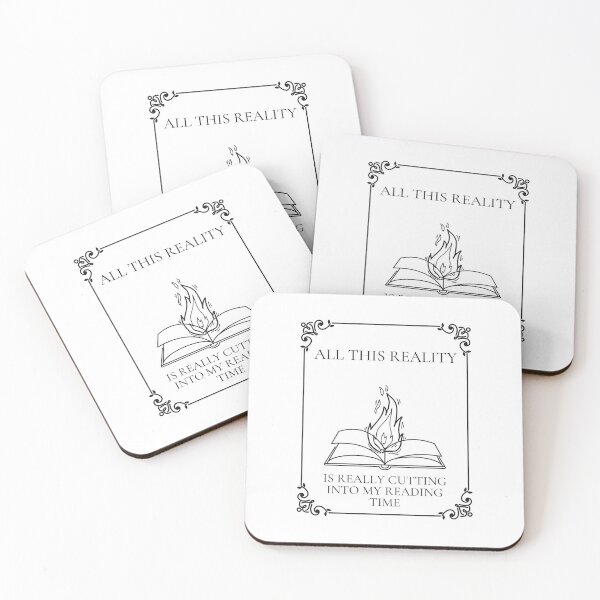 Item preview, This Reality Is Cutting My Reading Time designed and sold by BookOfE.