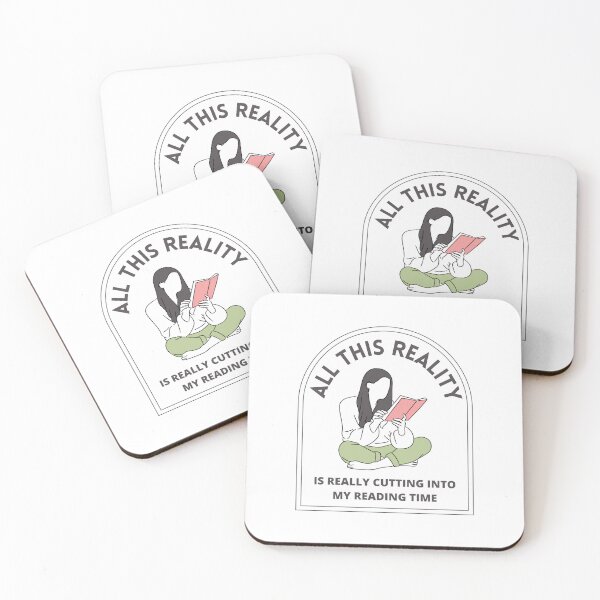 Item preview, This Reality Is Cutting My Reading Time designed and sold by BookOfE.