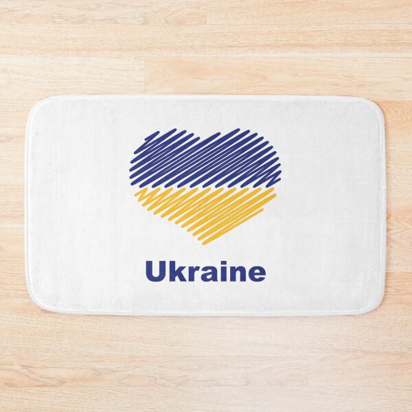 Item preview, Heart Ukraine (Flag / Blue - Yellow) designed and sold by MrFaulbaum.