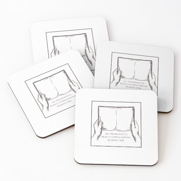 Item preview, This Reality Is Cutting My Reading Time designed and sold by BookOfE.