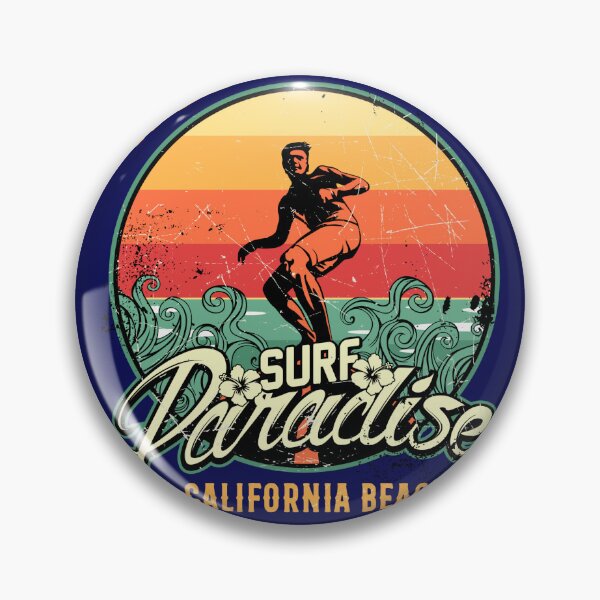 Item preview, Surfing the waves of California, west coast designed and sold by Bela Ambrus.