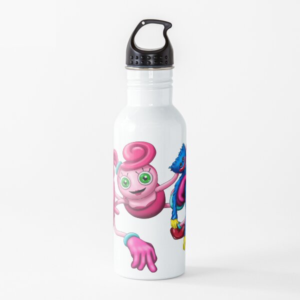 Mommy Long Legs and Huggy Wuggy. Poppy Playtime Water Bottle