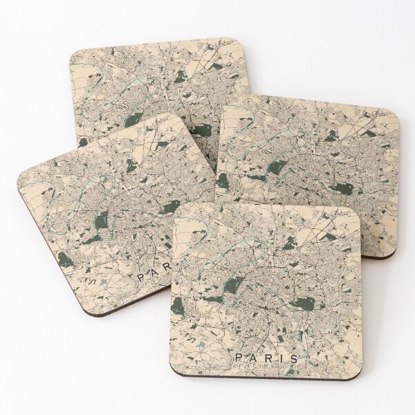 Item preview, Paris City Map of France - Vintage designed and sold by deMAP.