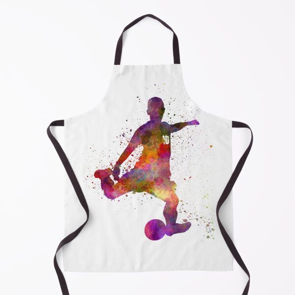 Item preview, watercolor soccer jersey design designed and sold by kiaml917282.