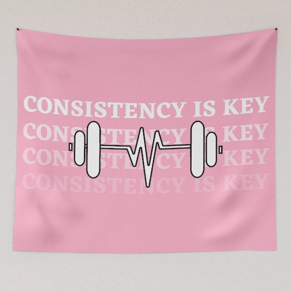 Item preview, Consistency is key dumbbells designed and sold by Talitha Marya.