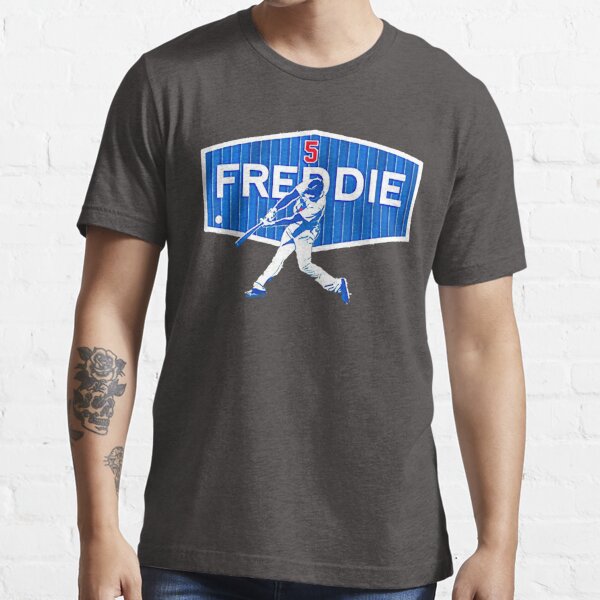 47 Men's Los Angeles Dodgers Freddie Freeman #5 Black T-Shirt