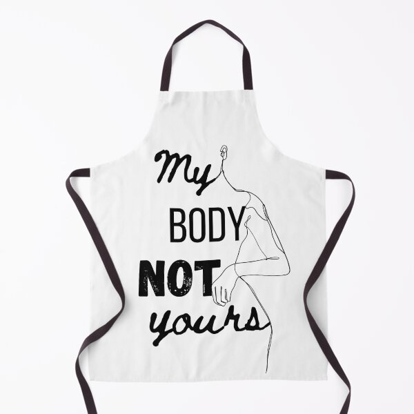 Item preview, My body not yours in black | women empowerment shirt designed and sold by Persephone & Co..