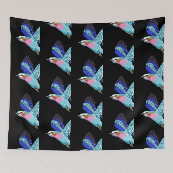 Item preview, Flying Bird Lilac Breasted Roller designed and sold by alwe-designs.