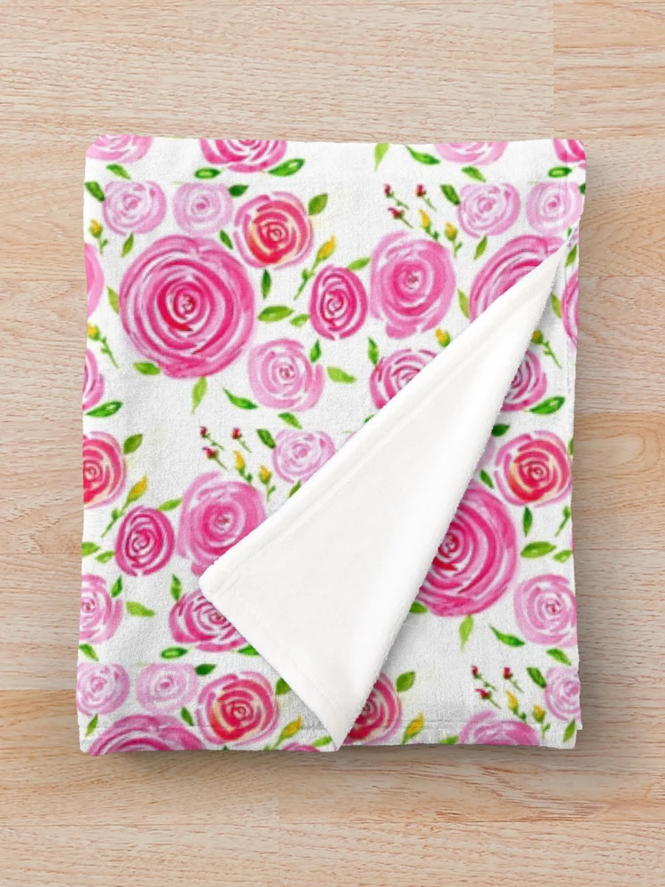 Thumbnail 3 of 6, Throw Blanket, Random Roses designed and sold by Janette17.