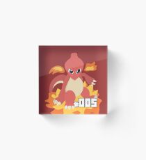 #005 Charmeleon Acrylic Block