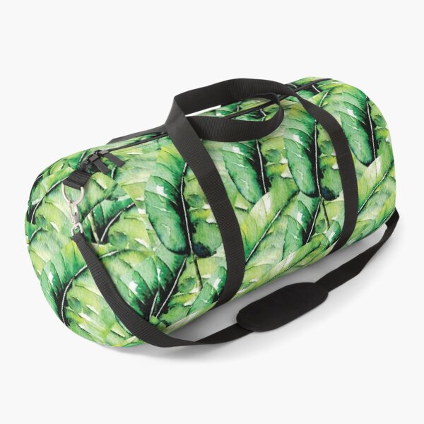Item preview, Green leaves print designed and sold by Grey-Brunette.
