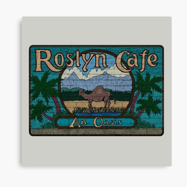 Rosyln Cafe - An Oasis : Inspired by Northern Exposure Canvas Print