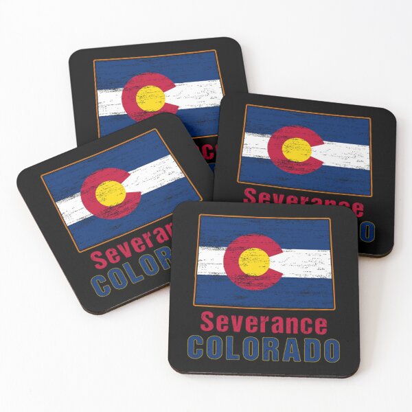 Item preview, Severance Colorado State Distressed Flag Outline   designed and sold by SashaJenson.