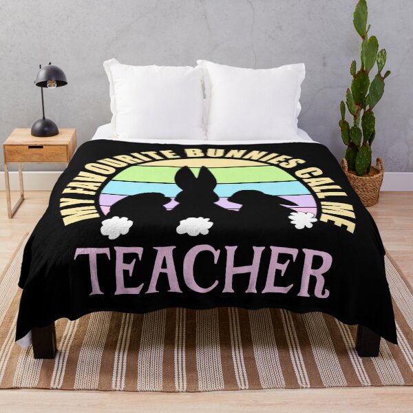 Item preview, My Favourite Bunnies Call Me Teacher, Cute Easter Bunny Sunset  designed and sold by ACC .