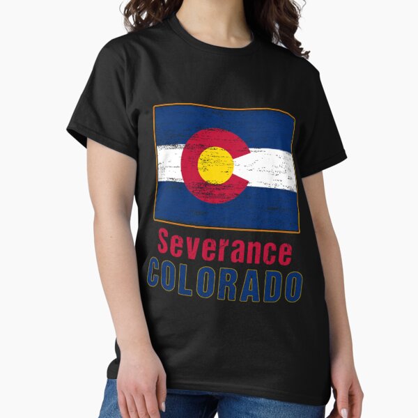 Item preview, Severance Colorado State Distressed Flag Umriss designed and sold by SashaJenson.