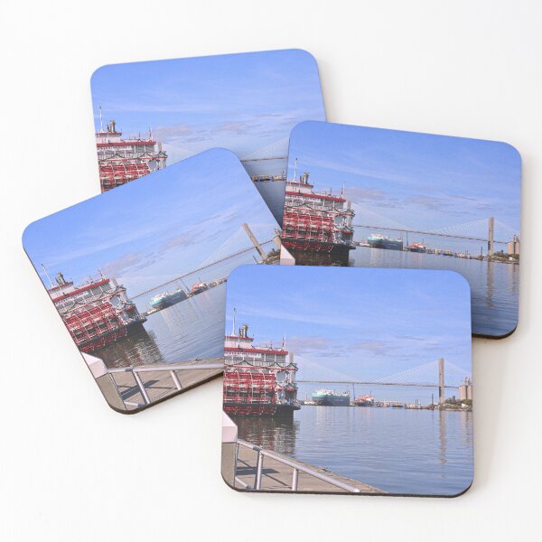 Item preview, Savannah River Boat Cruise And The Talmadge Bridge  designed and sold by LisaWootenPhoto.