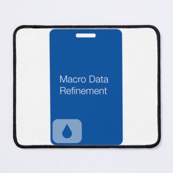 Item preview, Severance Macro Data Refinement keycard with text   designed and sold by SashaJenson.