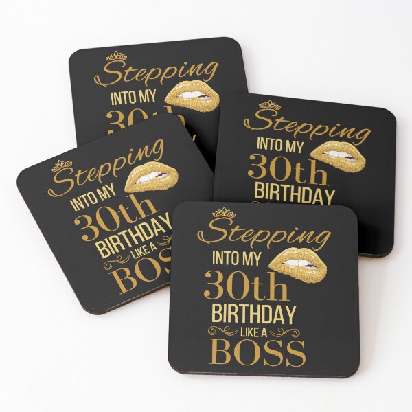 Item preview, Crown Stepping Into My 30th Birthday Like A Boss Birthday designed and sold by Run to Creations.