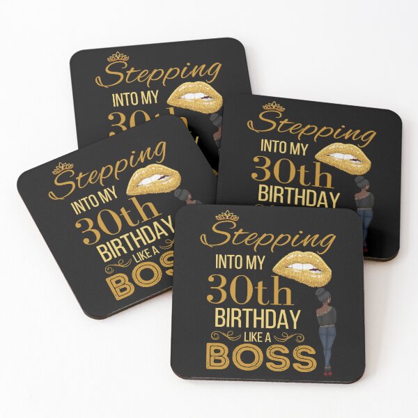 Item preview, Stepping Into My 30th Birthday Like A Boss Birthday designed and sold by Run to Creations.