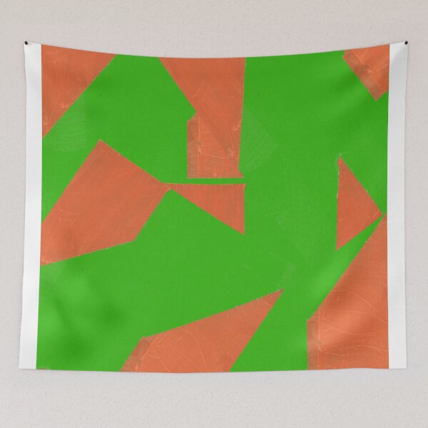 Item preview, Simply Green and Orange layered designed and sold by MaryLOwen85.