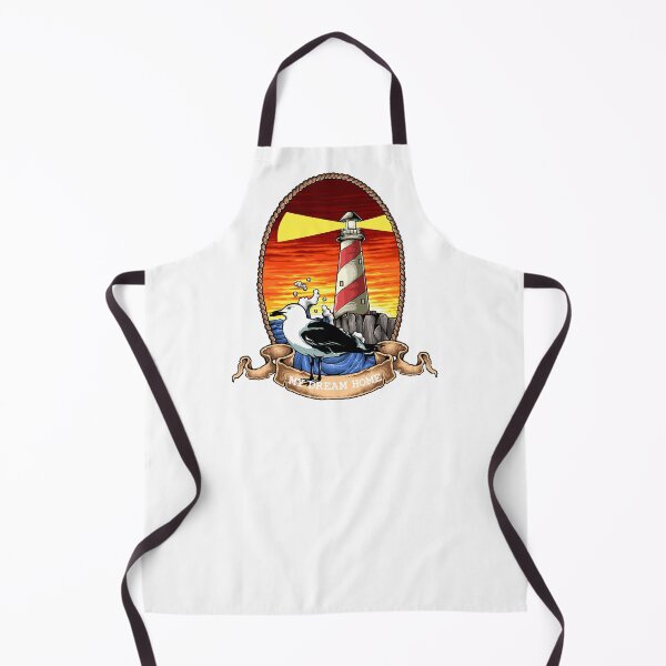 Item preview, My dream house lighthouse on a cliff with a gull designed and sold by ReneMM.