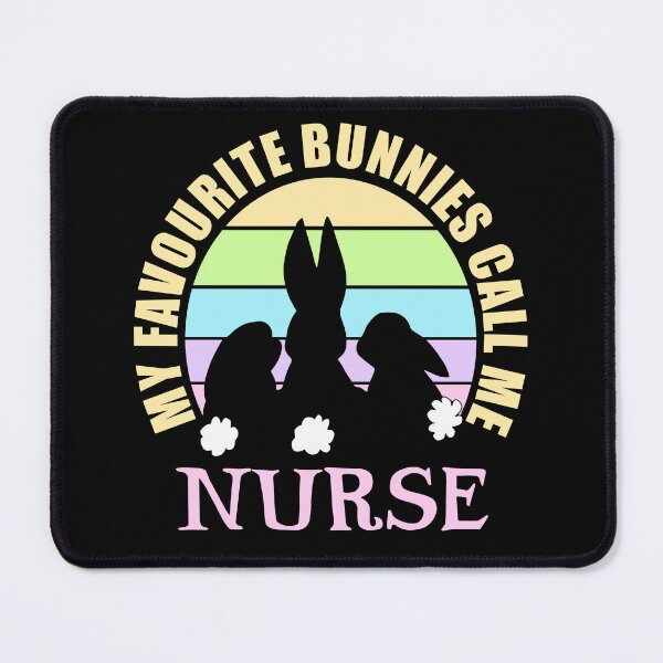 Item preview, My Favourite Bunnies Call Me Nurse, Cute Easter Bunny Sunset designed and sold by ACC .