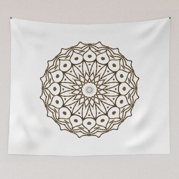 Item preview, Mandala Gold Domed Line designed and sold by Milkygmail.