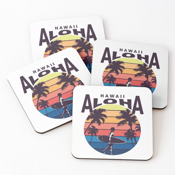 Item preview, Retro Aloha Hawaii Vacation Beach Sunset Vintage Hawaiian Summer designed and sold by STORHAMIDO.