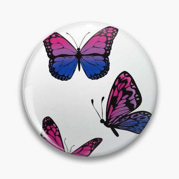 Item preview, Mariposas Bandera Bisexual designed and sold by Mindful Sketchpad.