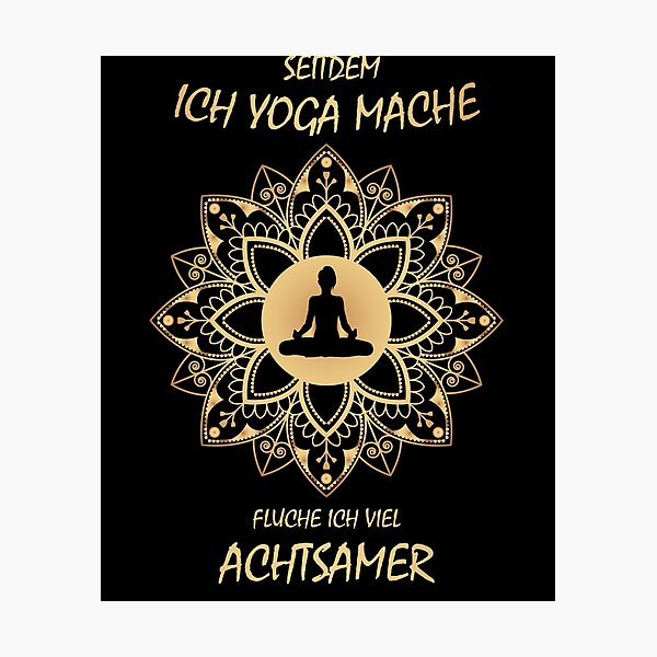 Item preview, Yoga-I swear much more mindful-meditation with yoga designed and sold by Shirt-Designs.