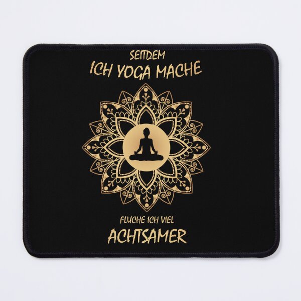 Item preview, Yoga-I swear much more mindful-meditation with yoga designed and sold by Shirt-Designs.