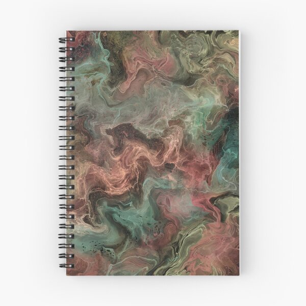 Item preview, Dark Matter Marble - Coral and Teal designed and sold by Allison Stockslager.