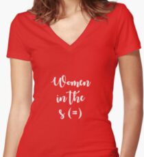 Women in the sequel Women's Fitted V-Neck T-Shirt