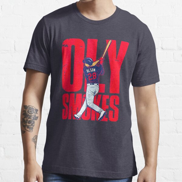 Matt Olson: Oly Smokes Atlanta, Women's V-Neck T-Shirt / Small - MLB - Sports Fan Gear | breakingt