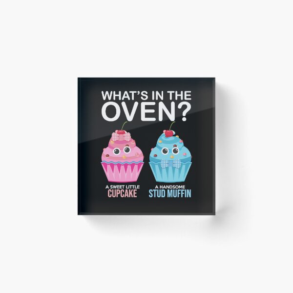 Item preview, Funny What's In The Oven Gender Reveal Muffin Cupcake designed and sold by tedholz.