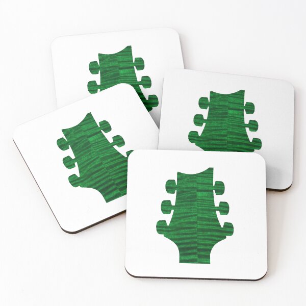 Item preview, Emerald Green Guitar Headstock designed and sold by Very Graphic Designs.