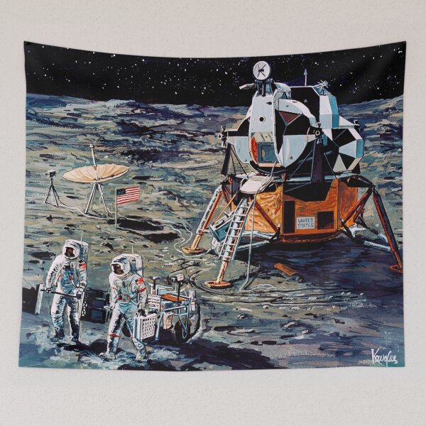 Item preview, Apollo 14 crewmen on their first traverse of lunar surface designed and sold by arthook.