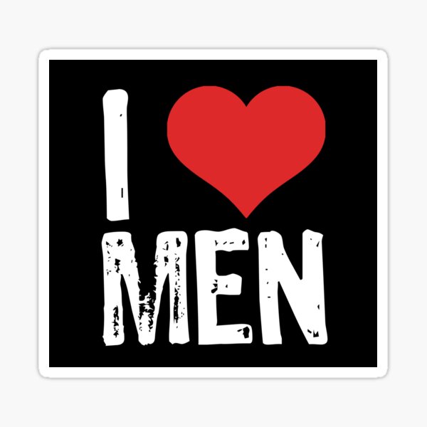 Item preview, I Love Men designed and sold by The "I Love Everything" Shop.
