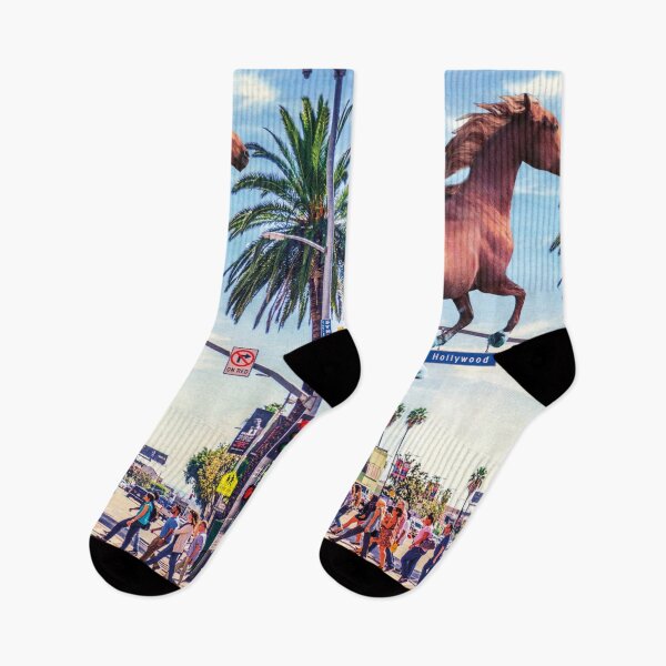 Item preview, Collage / Caballo volador en Hollywood designed and sold by Audrey Lucas.
