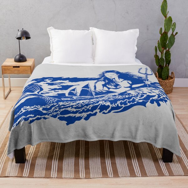 Item preview, Stormy Mermaid, blue designed and sold by olazlo.
