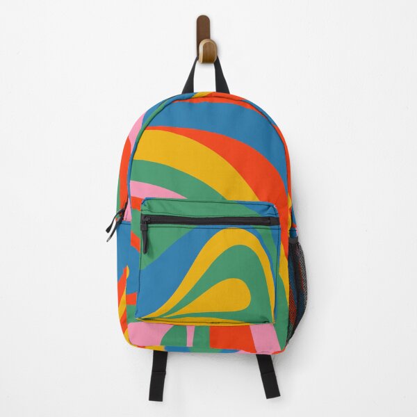 Item preview, New Groove Retro Swirl Colourful Rainbow Abstract Pattern designed and sold by kierkegaard.