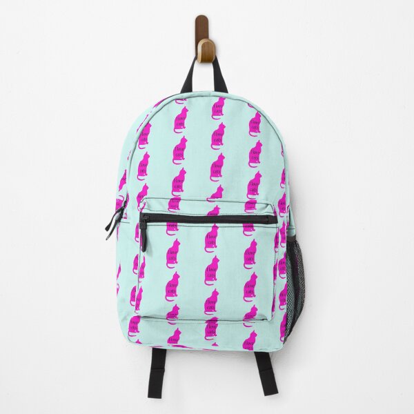 Item preview, I love cats ~ pink designed and sold by moonlovedesigns.