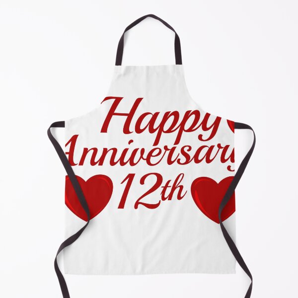 Item preview, happy anniversary 12th designed and sold by win Design.